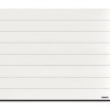 Industrial sectional doors 40 mm CASSETE / Woodgrain color-RAL 9016 White