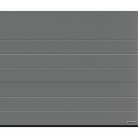 Industrial sectional doors 40 mm MACRORIB / stucco color-RAL 9007 silver