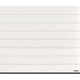 Industrial sectional doors 40 mm MIDRIB / smooth color-3D White 9016