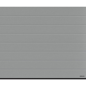 Industrial sectional doors 40 mm MIDRIB / stucco color-3D gray 7016