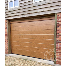 Industrial sectional doors 40 mm MIDRIB / stucco color-Winchester, Winchester Forest