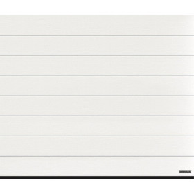 Industrial sectional doors 40 mm MIDRIB / woodgrain color-RAL 9016 White