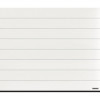 Industrial sectional doors 40 mm TOPRIB / woodgrain color-3D White 9016