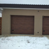 Sectional garage doors 40 mm RIB / woodgrain color-Old oak, old oak