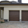 Sectional garage doors 40 mm RIB / woodgrain color-Old oak, old oak
