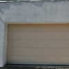 Sectional garage doors 40 mm RIB / stucco color-RAL 1015 beige