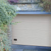 Sectional garage doors 40 mm RIB / stucco color-RAL 1015 beige