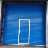 Sectional garage doors 40 mm RIB / stucco color-RAL 5010 blue