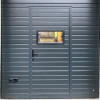 Sectional garage doors 40 mm RIB / stucco color-RAL 7016 Dark gray
