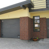 Sectional garage doors 40 mm RIB / stucco color-RAL 7016 Dark gray