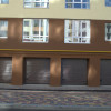 Sectional garage doors 40 mm RIB / stucco color-RAL 8017 brown