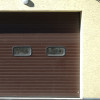 Sectional garage doors 40 mm RIB / stucco color-RAL 8017 brown