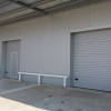 Sectional garage doors 40 mm RIB / stucco color-RAL 9006 silver