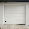 Sectional garage doors 40 mm RIB / stucco color-RAL 9016 White