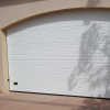 Sectional garage doors 40 mm RIB / stucco color-RAL 9016 White