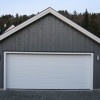 Sectional garage doors 40 mm RIB / stucco color-RAL 9016 White