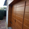 Garage sectional doors 40 mm MIDRIB / woodgrain color-Golden oak, golden oak