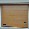 Garage sectional doors 40 mm MIDRIB / woodgrain color-Light oak, light oak