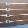 Garage sectional doors 40 mm MIDRIB / stucco color-Old oak, old oak