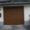 Garage sectional doors 40 mm MIDRIB / stucco color-Old oak, old oak