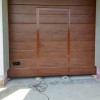 Garage sectional doors 40 mm MIDRIB / stucco color-Old oak, old oak