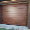Garage sectional doors 40 mm MIDRIB / woodgrain color-Old oak, old oak