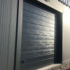 Garage sectional doors 40 mm MIDRIB / stucco color-RAL 7016 Dark gray