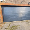 Garage sectional doors 40 mm MIDRIB / smooth color-RAL 7016 Dark gray