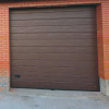Garage sectional doors 40 mm MIDRIB / smooth color-RAL 8017 brown