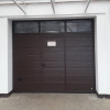 Garage sectional doors 40 mm MIDRIB / stucco color-RAL 8017 brown