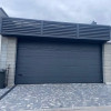 Garage sectional doors 40 mm TOPRIB / smooth color-RAL 7016 Dark gray