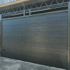 Garage sectional doors 40 mm TOPRIB / smooth color-RAL 7016 Dark gray