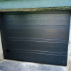 Garage sectional doors 40 mm TOPRIB / smooth color-RAL 7016 Dark gray