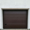 Garage sectional doors 40 mm TOPRIB / smooth color-RAL 8017 brown
