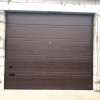 Garage sectional doors 40 mm TOPRIB / smooth color-RAL 8017 brown