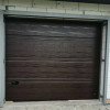 Garage sectional doors 40 mm TOPRIB / smooth color-RAL 8017 brown