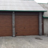 Garage sectional doors 40 mm Flush / stucco color-Golden oak, golden oak
