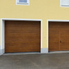Garage sectional doors 40 mm Flush/Woodgrain External color - golden oak