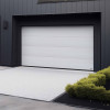 Garage sectional doors 40 mm Flush/Woodgrain External color - RAL9007