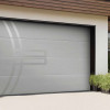 Garage sectional doors 40 mm Flush/Woodgrain External color - RAL9016