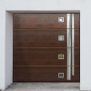 Garage sectional doors 40 mm Flush/Woodgrain External color - night oak
