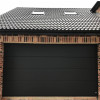 Garage sectional doors 40 mm Slick / smooth color-Anthracite,"anthracite gray"