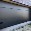 Garage sectional doors 40 mm Slick / smooth color-Anthracite,"anthracite gray"