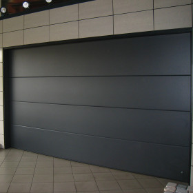 Ворота гаражні секційні 40 мм Slick/smooth  Колір - Anthracite, "антрацит сірий"