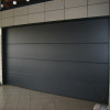 Garage sectional doors 40 mm Slick / smooth color-Anthracite,"anthracite gray"