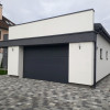 Sectional garage doors 40 mm Slick / smooth color-RAL 7016 Dark gray