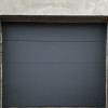 Sectional garage doors 40 mm Slick / smooth color-RAL 7016 Dark gray