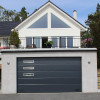 Sectional garage doors 40 mm Slick / smooth color-RAL 7016 Dark gray