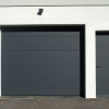 Sectional garage doors 40 mm Slick / smooth color-RAL 7016 Dark gray