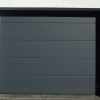 Sectional garage doors 40 mm Slick / smooth color-RAL 7016 Dark gray